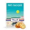 Boîte métal “Pays Basque” - Biscuits basques aux noisettes | Sacré Marcel