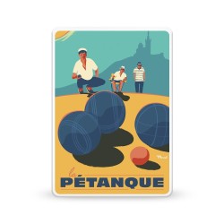 Boîte métal “Pétanque” - Flûtes feuilletées au chocolat et à la noisette | Sacré Marcel