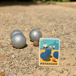 Boîte métal “Pétanque” - Flûtes feuilletées au chocolat et à la noisette | Sacré Marcel