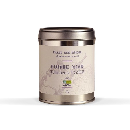Poivre noir de Tellicherry Bio