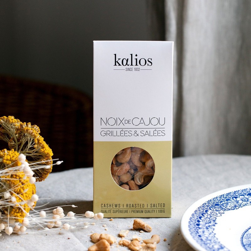 Noix de cajou grillées et salées 100g