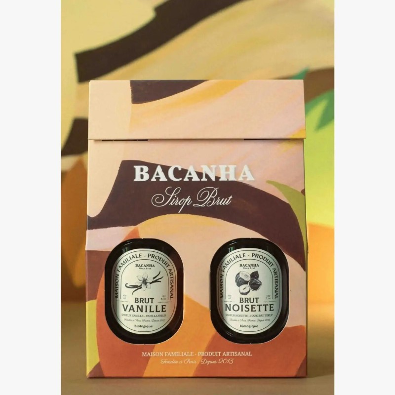 Coffret Sirop Brut Vanille & Noisette - 2 x 400 ml