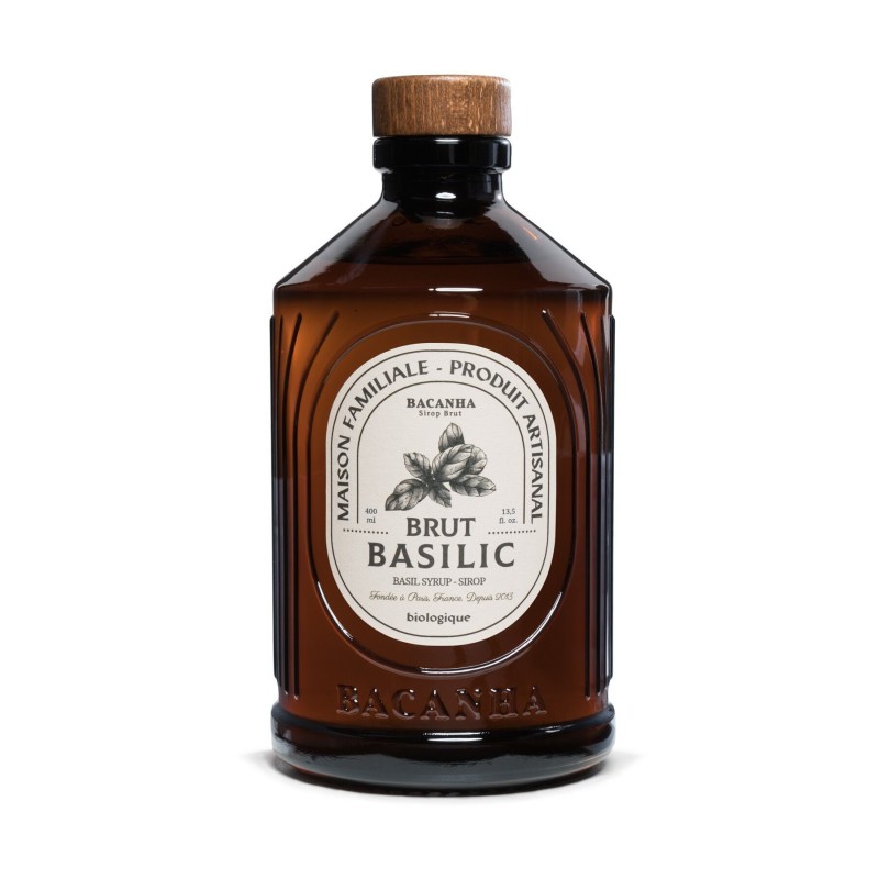 Sirop Brut de Basilic Bio
