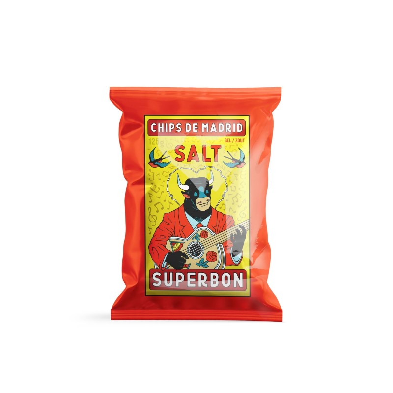 NOUVEAU - Chips Sel 125g - Superbon