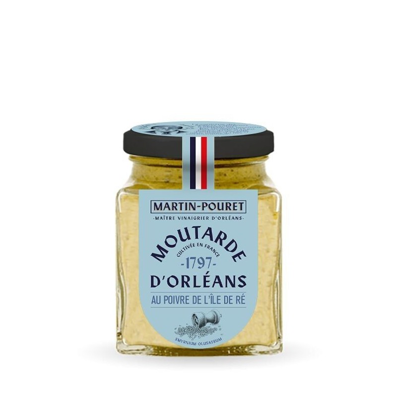 Moutarde d'Orléans au Poivre de l'Ile de Ré