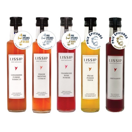 Pack "Prix Epicures" - Assortiment de nos 5 sirops médaillés
