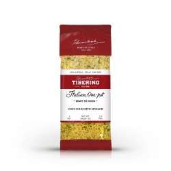 Couscous avec Spinaci e Pomodori Secchi - Couscous italien bientôt de cuisine avec condimento - 2 portions