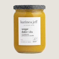 Soupe Dolce Vita / butternut, potimarron et cannelle