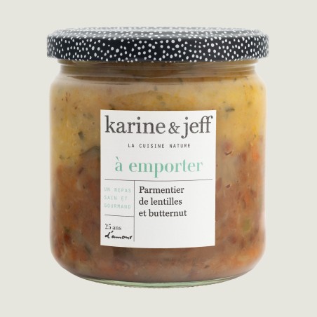 Parmentier de lentilles et butternut - 350g