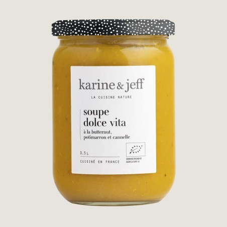 Soupe Dolce Vita / butternut, potimarron et cannelle