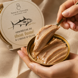Ventrèche de Thon fumé à l'huile d'Olive - 170 g