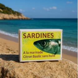 CONSERVE DE POISSON COLLECTOR : Sardines à la marinade citron basilic* sans huile