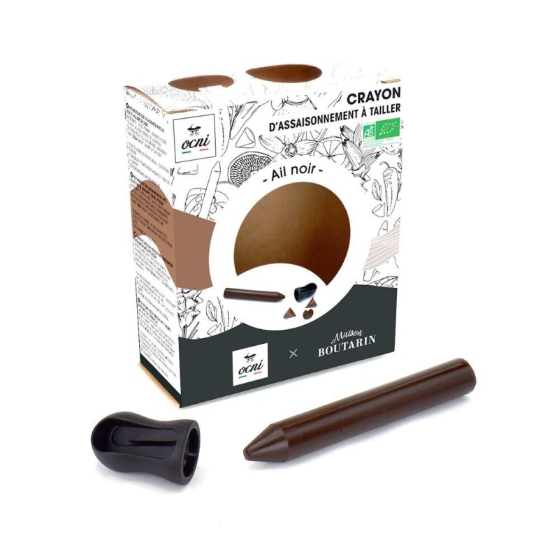 Coffret 1 crayon - Ail noir