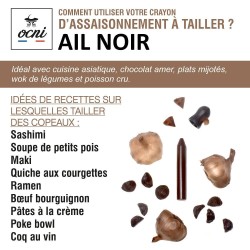 Coffret 1 crayon - Ail noir