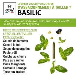 Coffret 1 crayon - Basilic - Biologique