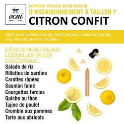 Coffret 1 crayon - Citron confit - Biologique