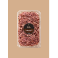 Chiffonnade de Pastrami de boeuf - Barquette 80g