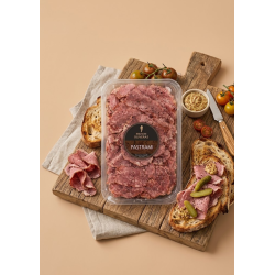 Chiffonnade de Pastrami de boeuf - Barquette 80g