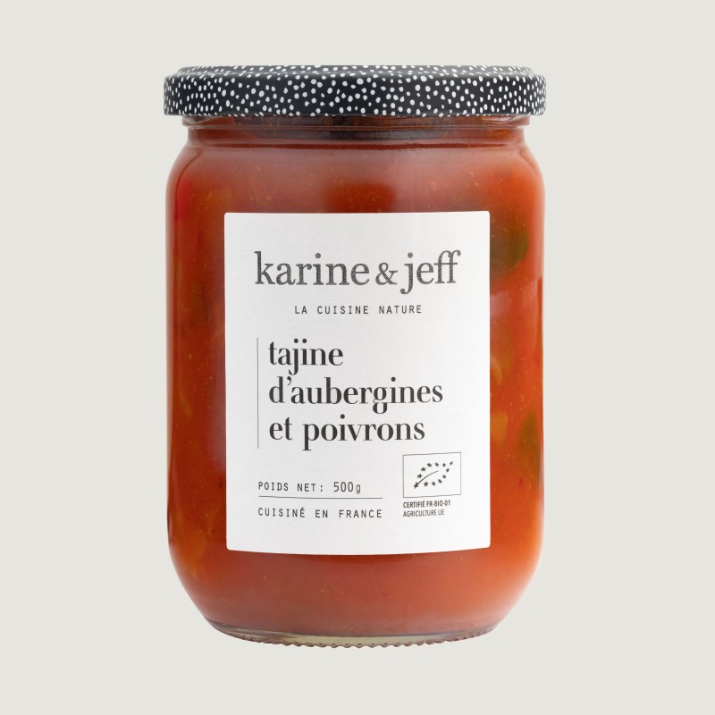 Tajine d'aubergines et poivrons - 540g