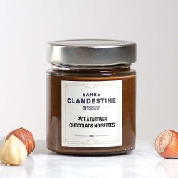 Pâte à tartiner grand cru et noisette, bean to bar