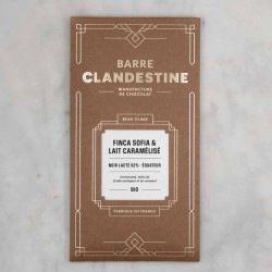 Tablette de Chocolat au lait 62%, au lait caramélisé, Équateur, bean to bar