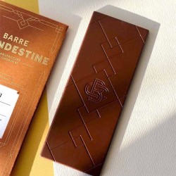 Tablette de Chocolat au lait vegan 60%, cajou, Tanzanie, bean to bar