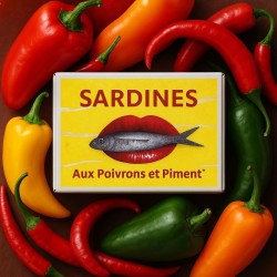 CONSERVE DE POISSON COLLECTOR : Sardines aux poivrons et piment bio*