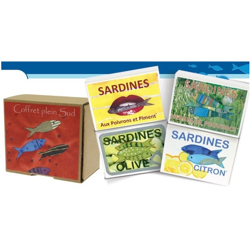 CONSERVES DE POISSON COLLECTOR Coffret à offrir "PLEIN SUD"