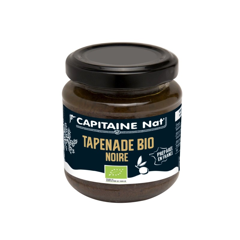 TARTINABLE Tapenade bio* Noire