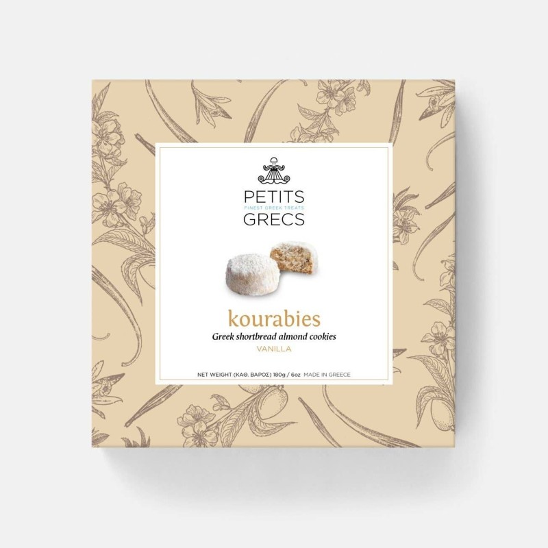 Kourabies - Sablés grecs à la vanille et aux amandes