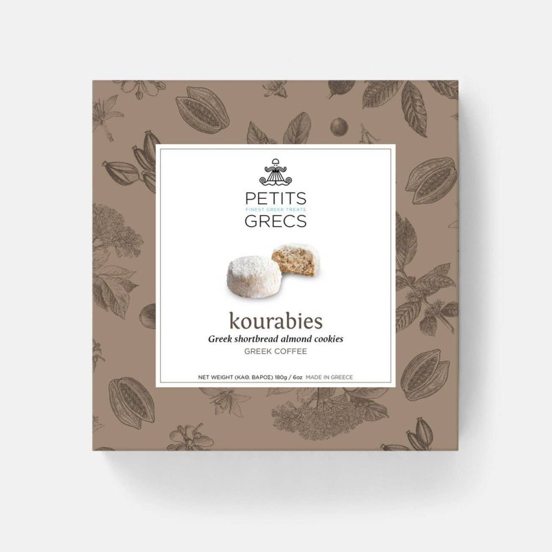Kourabies - Sablés grecs au café et amandes
