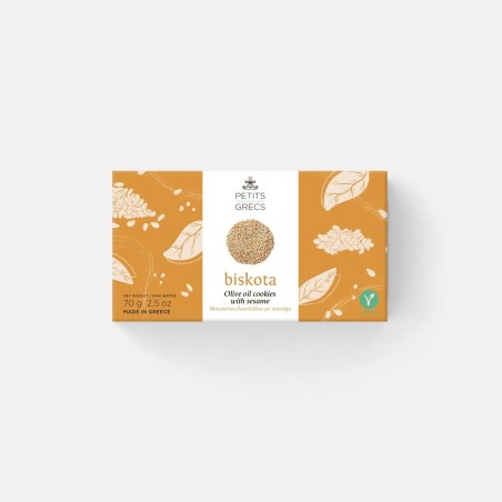 Mini Biskota - Biscuits à l'huile d'olive et graine de sésame