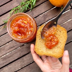 Marmelade d'oranges rouges bio 360g