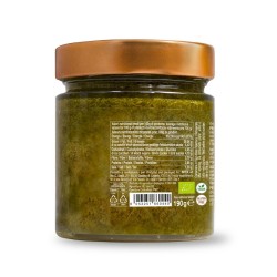 Pesto de basilic sicilien bio 190g